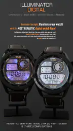 ILLUMINATOR Digital Watch face 1
