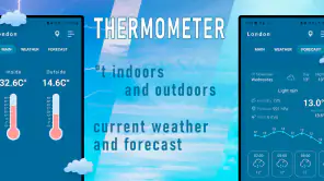 Indoor thermometer screenshot
