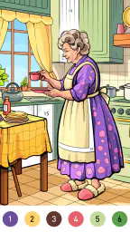 Interior Color by Number Book 2