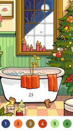 Interior Color by Number Book 3