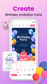 Invitation Maker - Card Design screenshot