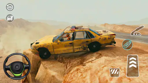 Jumping Car Damage Test Game 3