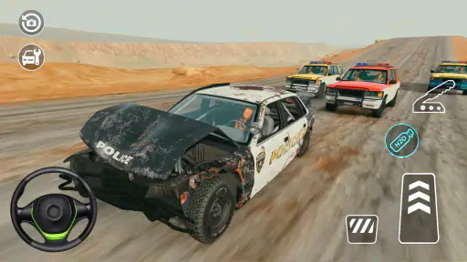 Jumping Car Damage Test Game 4