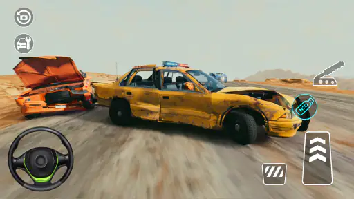 Jumping Car Damage Test Game 5