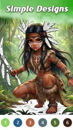 Jungle Color By Number Games 4