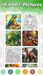 Jungle Color By Number Games 6