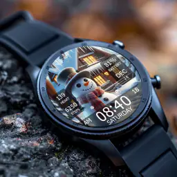 Key WF55 Snowman Watch Face 1