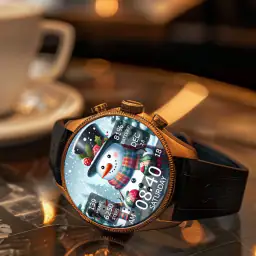 Key WF55 Snowman Watch Face 4