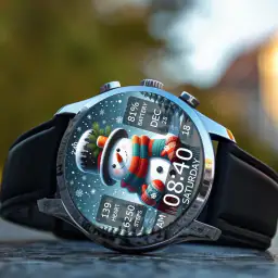 Key WF55 Snowman Watch Face 5