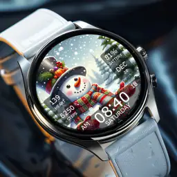 Key WF55 Snowman Watch Face 7