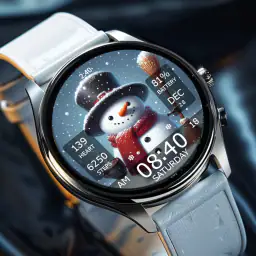 Key WF55 Snowman Watch Face 8