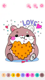 Kids Coloring Book by Numbers 2