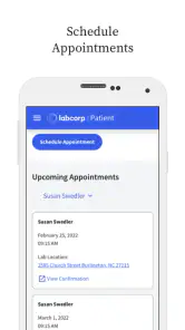 Labcorp | Patient screenshot