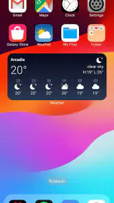 Launcher iOS 19 screenshot