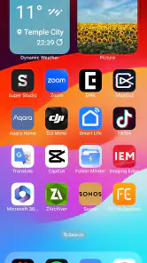 Launcher iOS 19 screenshot