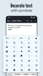 Letter Fonts - Stylish Text 5