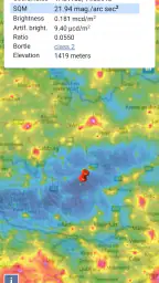 Light pollution map 2