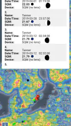 Light pollution map 4