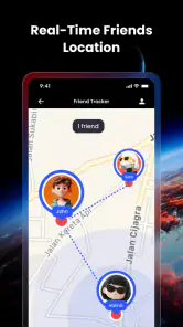Live Earth Map & GPS Tracker screenshot