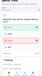 Live Scores : NFL NCAA NBA MLB 4