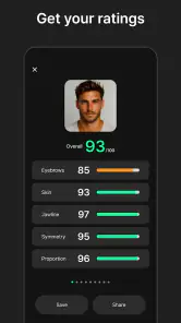 Looksmaxxing AI - Face Card screenshot