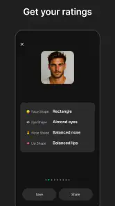 Looksmaxxing AI - Face Card screenshot