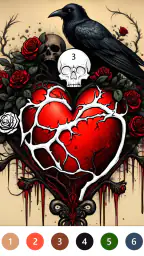 Macabre Color Paint By Number 3