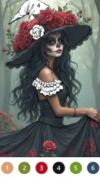 Macabre Color Paint By Number 5