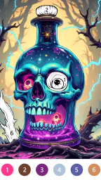 Macabre Color Paint By Number 6