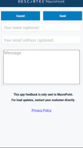 MacroPoint for Truckers screenshot