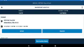 MacroPoint for Truckers screenshot