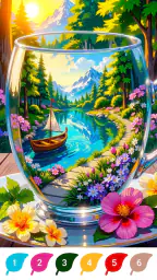 Magical Forest Color by Number 2