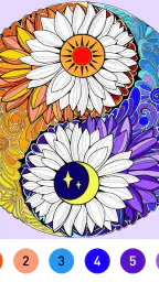 Mandala Color by Number Book 7