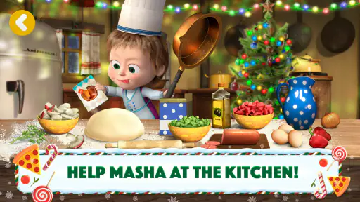 Masha and the Bear Pizza Maker 1