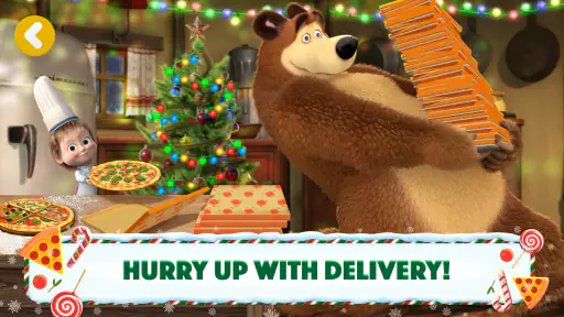 Masha and the Bear Pizza Maker 4