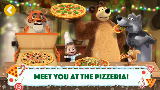 Masha and the Bear Pizza Maker 6