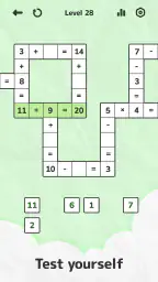 Math Crossword — Number puzzle 2
