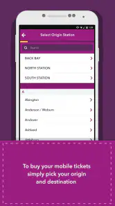 MBTA mTicket screenshot