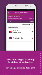 MBTA mTicket screenshot