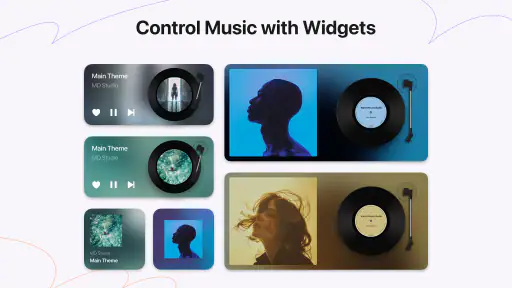 MD Vinyl - Music Player Widget 6