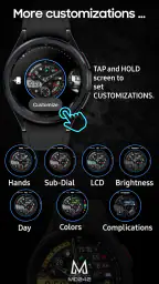 MD242 Hybrid watch face 7