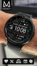 MD307 Digital watch face 2