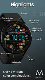 MD307 Digital watch face 6