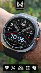 MD326 3D Modern Watch Face 3