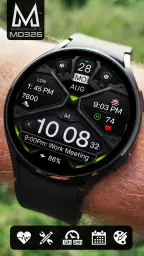 MD326 3D Modern Watch Face 5