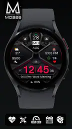 MD326 3D Modern Watch Face 7