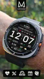 MD332 Digital watch face 1