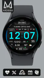 MD332 Digital watch face 2