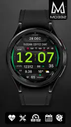 MD332 Digital watch face 6