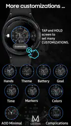MD335 Hybrid watch face 7